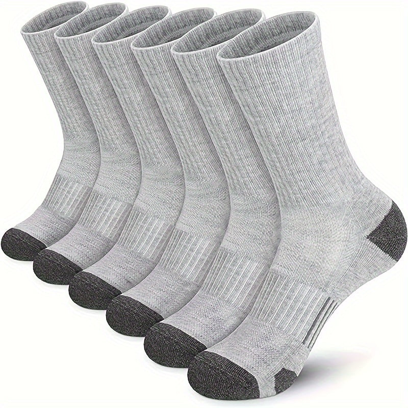 10/20 Pairs Elastic Socks, Mid-calf Sports Socks For Spring, Summer And Autumn, Men's Solid Color Stockings Running Socks, Versatile Casual Socks