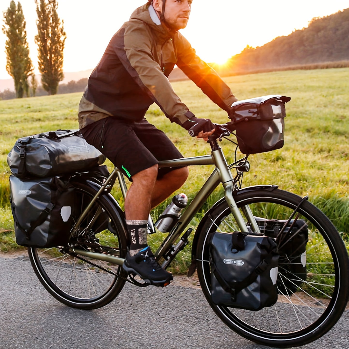 10 Pairs Men's Moisture Wicking Cushioned Crew Athletic Socks - Walking, Hiking, Work Boot Socks - For Men Shoe Size 6-9/9-12/10-13 - Breathable & Comfortable - Ideal Gift for Active Men